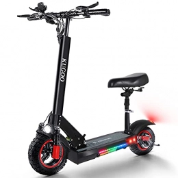 urbetter Electric Scooter Electric Scooter Adult, 48V / 16Ah Li-Ion Large Battery, 45 km / h - 55 Km Long Range, 500W Motor, 10" Off-road Tires Foldable Commuter Electric Scooters with Seat - M4 Pro