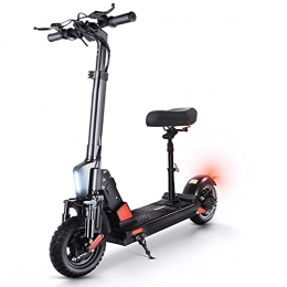 urbetter Electric Scooter Electric Scooter Adult Fast 50 Km / h, 48V 13Ah Battery 45 Km Long Range, 10 Inch Off-road Tires 500W Foldable Commuter E-Scooter with Seat - C1 Pro
