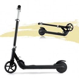 HappyBoard Electric Scooter HST Q3 Kids Electric Scooter 4 to 12 Years, Motor 100W Scooter Kickscooter Folding up to 6 KM / H, 5" Wheels (Black)