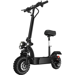 J&LILI Electric Scooter J&LILI Electric Scooter 3200W Motor Maximum Speed 70 Km / H Double Propulsion 11 Inch Offroad Vacuum Tire Double Disc Brake Folding Roller with 60V 26 Ah Lithium Battery