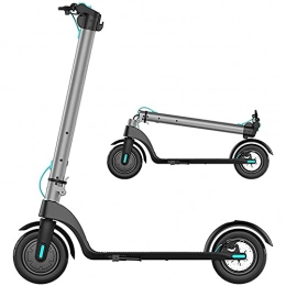 J&LILI Electric Scooter J&LILI Electric Scooter, 350W Foldable Electric Scooter with LCD Display, Maximum Speed 32 Km / H Stadtkreuzfahrt-Electric Scooter, 10-Inch Vacuum Tire, Replaceable Battery, Gray, 5AH