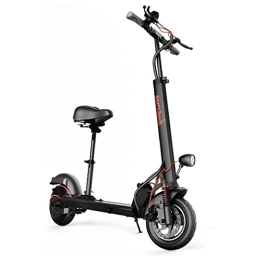 J&LILI Electric Scooter J&LILI Roller Electric Bicycles Electric Scooter Collapsible Electric Scooter for Adults 36V Mini Small Lithium Battery Portable Mopedbatterite Life 30-60 Km USB Accompanying Charge, Black, 40~50Km