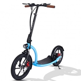 urbetter Electric Scooter urbetter Electric Scooters Adults 30km Long Range 350W Motor 16 inch Pneumatic Tire E Scooter 30 kmh Fast Folding Electric Scooter for Adult and Teenagers (Blue)