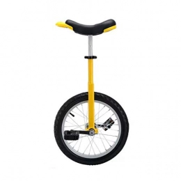 BOT Monocycles BOT Monocycle Ados / Adultes, Starter monocycle Auto équilibrage Monocycle, tricycles et Ride-ons Vélos avec Standard réglable Selle, Roue Solo Équilibre Cyclisme Vélo Vélo (Color : Yellow)