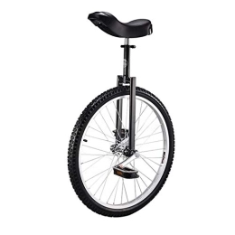 Dbtxwd Monocycles Dbtxwd Monocycle à Roues de 18"à 24" avec siège de Selle à dégagement Confortable, Noir, 24 inch