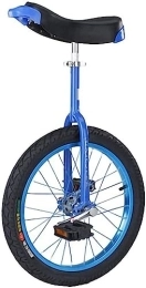 FOXZY Monocycles FOXZY Exercice d'auto-équilibrage des pneus de Montagne monocycle, Sports de Plein air et Exercice de Fitness, adapté aux Adultes / Jeunes Adultes (Color : Blu, Size : 16inch)