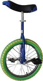 FOXZY Monocycles FOXZY Support Libre de Roue de monocycle de Pneu coloré, utilisé comme Outil de Transport Humain for Les bicyclettes acrobatiques, équilibrant Les monocycles (Color : Blu, Size : 18inch)