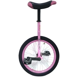 HH-CC Monocycles HH-CC Pink Girls / Kids 20 / 18 / 16 inch Wheel Pink Monocycle, Fashion Free Stand Beginner Bike, pour l'exercice de Fitness en Plein air, avec Jante en Alliage et Selle Confortable, 18in