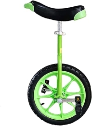 JINCAN Monocycles JINCAN Brouette de 16 pouces, balance extérieure vélo avec pneus antidérapants, exercice de remise en forme de sport de plein air, sport de fitness de vélo de montagne de sport avec siège facile à rég