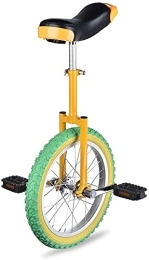 JINCAN Monocycles JINCAN Monocycle avec pneus colorés, selle de sécurité ergonomique, monocycle à roues avec pneus antidérapants et selle de libération réglable, confortable (Taille : 24inch)