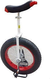 JINCAN Monocycles JINCAN Unycle de 20 pouces, monocycle de débutant avec pneus de montagne de butyle antidérapant, sports de plein air VTT Vélo de remise en forme Courroie d'exercices de siège facile à réglage 300 livr