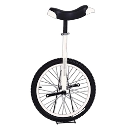 Monocycles Monocycle 18 Pouces Roue 45Cm avec Jante en Alliage D'aluminium, Mountain Balance Vélo Vélo Sports De Plein Air Exercice De Remise en Forme (Blanc) (Color : White, Size : 18Inch) Durable