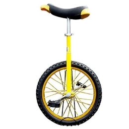 Generic Monocycles Monocycle adultes pour les personnes de grande taille grands enfants maman papa, roue de 50 cm avec jante en alliage et pneu de montagne antidérapant, charge de 150 kg (couleur : jaune, taille : roue