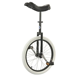  Monocycles Monocycle d'entraînement de Roue de 20 Pouces pour Adultes / Enfants / débutants, Exercice de Cyclisme d'équilibre de Pneu de Montagne antidérapant, Durable réglable en Hauteur (20 Pouces Noir)
