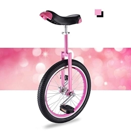  Monocycles Monocycle D'Entraîneur pour Fille / Enfant / Adulte / Femme, Vélo D'Entraînement De Vélo D'Équilibre De Roue De 16 " / 18" / 20" pour Les 9 Ans Et Plus (Couleur, Rose, Taille, Roue De 20 Pouces), Rose, Ro