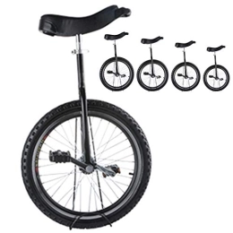 Yisss Monocycles Monocycle pour Les Enfants et Les Adultes Monocycle d'équilibre pour maman / papa / adulte 20 / 24 pouces, noir, roue de 16 / 18 pouces pour enfants de 9 à 15 ans / garçons / filles, meilleur cadeau d'anniversai