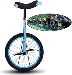  Monocycles Monocycle Vélo Monocycle 14" / 16" / 18" / 20" Pouce Roue Monocycle pour Enfant / Adulte, Blue Balance Fun Bike Vélo Sports de Plein Air Fitness Exercice Santé, Bleu (Color : Blue, Size : 18 inch Wheel)
