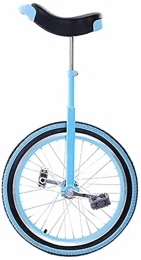  Monocycles Monocycle Vélo Monocycle Sûr Et Stable Roue Monocycle, avec Siège Réglable Adulte Formateur Monocycle (Bleu 16 Pouces)
