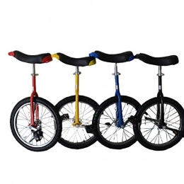 YYLL Monocycles Multi-Taille monocycle for Adultes débutants Skid Proof Butyl Pneus Mountain Solde à vélo Exercice (Color : Yellow, Size : 14inch)