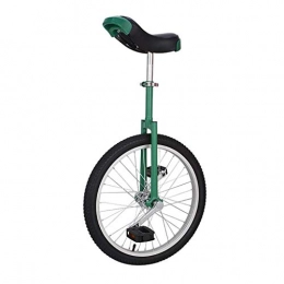 OKMIJN Monocycles OKMIJN Monocycle Freestyle 16 Pouces Simple Rond Enfants Adulte Réglable Hauteur Équilibre Cyclisme Exercice Vert