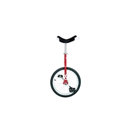 QU-AX Monocycles OnlyOne Unicycle 18 Inches Red Black 3095030700 Alloy Wheel with Tyre by Qu-Ax