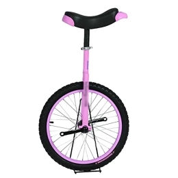  Monocycles Outil De Transport De Monocycle Rose Vélo De Compétition pour Débutants Vélo D'Équilibre Monocycle pour Enfants De 18 Pouces pour Les Sports De Plein Air Fitness (Couleur : Rose, Taille : 18 Pouces)
