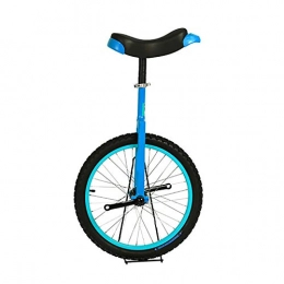 QWEASDF Monocycles QWEASDF 16 Pouces 16" Monocycle vélo Hauteur réglable à Une Roue Monocycle Roue Cirque +Support de monocycle pour Ados / Kid's / Adulte Charge Montagne, Bleu