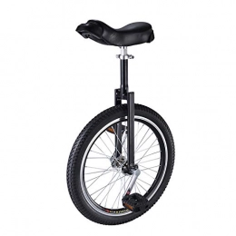 QWEASDF Monocycles QWEASDF Monocycle, Ajustable 16", 18", 20" Pouces pour Enfants Jeunes Monocycles Débutants, Sports de Plein air Fitness Exercice Santé, Noir, 18″