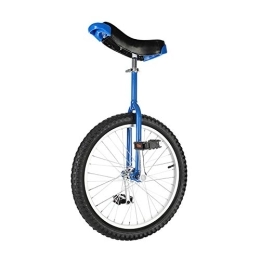 QWEASDF Monocycles QWEASDF Monocycle, Kid's / Adulte Formateur Hauteur Réglable Anti-dérapant Butyl Montagne Pneu Équilibre Cyclisme Exercice Vélo Bike, 16", 18", 20", Bleu, 18”