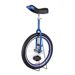 QWEASDF Monocycles QWEASDF Monocycle Kid's / Adulte Formateur Monocycle Hauteur Réglable Anti-dérapant Butyl Montagne Pneu Équilibre Cyclisme Exercice Vélo Bike 16", 18", 20", 24", Bleu, 16″