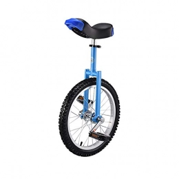 QWEASDF Monocycles QWEASDF Monocycle / vélo à Une Roue Hauteur réglable Charge maximale 150 Kg, jonglage monocycle Artiste 16-20 Pouces Mono Roue, Bleu, 16″