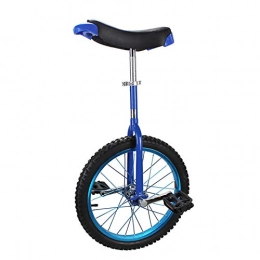 QWEASDF Monocycles QWEASDF Monocycle, vélo à Une Roue Hauteur réglable Charge maximale 85 Kg, Cirque jonglage monocycle Artiste 16, 18, 20 Pouces Mono Roue, Bleu, 16″