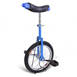 Vélos Monocycles Vélos Monocycle Adolescents Adultes Roue de 20" Monocycle, Extérieur Équilibre Cyclisme pour Personnes Moyennes / Grandes, Haute Résistance Acier Au Manganèse (Color : Blue)