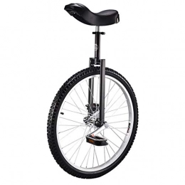 Vélos Monocycles Vélos Monocycle Roue de 24" Monocycle Unisexe pour Les Grands, de Cyclisme d'exercice Auto-équilibrant, Hauteur de L'utilisateur Supérieure à 175 cm (69"), Aptitude (Color : Black)