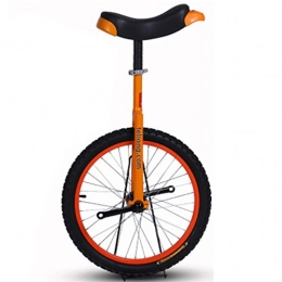 Vélos vélo Vélos Monocycle Roue de 24 Pouces Monocycle pour Adultes Unisexes / Grands Adolescents Entraînement des Jambes, à Pédales avec Siège Confortable, pour Débutant (Color : Orange, Size : 24inch Wheel)