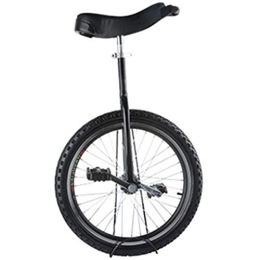 WHR-HARP Monocycles WHR-HARP Monocycle Adulte, Monocycle de Vélo D'équilibre, avec Pneu Extra épais de Jante en Alliage, Hauteur Réglable, pour Les Sports de Plein Air, Black-16inches