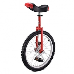 YANGMAN-L Monocycles YANGMAN-L Monocycles pour Adultes, débutant Roue monocycle avec Jante en Alliage et pneus Skidproof, Rouge, 20 inch