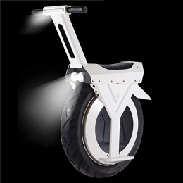 YUHT Monocycles YUHT Monocycle lectrique, 17"60V / 500W, Scooter lectrique, avec Haut-Parleur Bluetooth, Scooter lectrique, Gyroroue Unisexe Adulte, Blanc et Noir (Taille: 30KM, Couleur: Noir) Monocycle