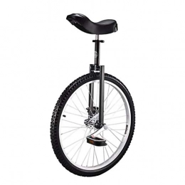 YYLL Monocycles YYLL 24 Pouces Unisexe monocycle for Les Enfants / Adultes, Noir Roue monocycle Vélo for Loisirs de Plein air (Color : Black, Size : 24Inch)