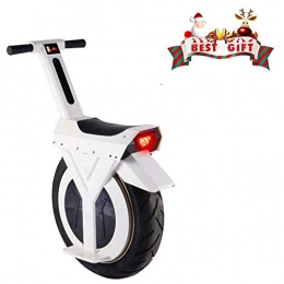 zdw Monocycles ZDW Vélo électrique Monocycle électrique, 17 '60V / 500W, Scooter électrique, 60Km avec haut-parleur Bluetooth, E-Scooter, Gyroroue unisexe adulte, meilleur cadeau de Noël blanc