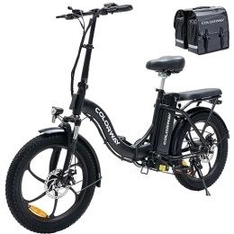 COLORWAY Vélos électriques COLORWAY Vélo électrique, vélo électrique Pliant de 20 Pouces, vélo électrique de Ville à 2 Modes de Conduite avec Batterie 36V 15Ah, vélo de Trajet avec Moteur 250W, Adulte Unisexe
