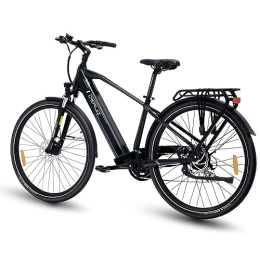 DERUIZ Vélos électriques DERUIZ ebike Vélo électrique 28", Bafang 250W Moteur, Shimano 7 Vitesses, 48V644Wh Amovible Batterie avec écran Bluetooth, vélo Commuter pour Adulte (Deep Sea Blue)