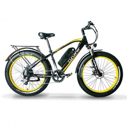 Extrbici Vélos électriques Extrbici Batterie de Vélo électrique 48v 1000w 26 inch Fat Tire Adult Electric Mountain Bike XF650 (XF650 1000W 13A 21S Jaune)