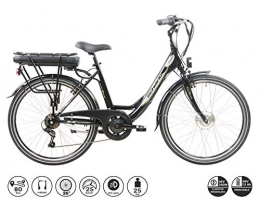 F.lli Schiano Vélos électriques F.lli Schiano E-Moon Vélo électrique Unisex-Adult, Noir, 26