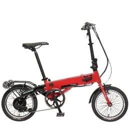 Flebi Vélos électriques Flebi - Vélo Électrique Pliable Supra 3.0 Lite | Autonomie 50 km - Vitesse 25 km / h | Batterie 7.8Ah (Rouge)