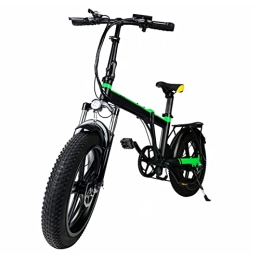 FMOPQ Vélos électriques FMOPQ Adult Electric Bike Foldable 20 inch Fat Tire Electric Bike 36V 250W Motor Foldable E Bike Mountain Snow Bicycle (Color : Black Size : 250W)