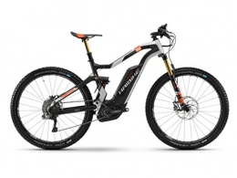 HAIBIKE Vélos électriques HAIBIKE xduro fullseven Carbone 10.0E-Bike 500WH E de VTT Carbone / Argent / Orange Mat, Carbon / Silber / Orange Matt, 45
