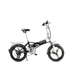 HESND Vélos électriques HESND ddzxc Vélo électrique 7 vitesses variables 20 pouces Vélo électrique adulte Mobilité Femme Puissant Vélo électrique pliable