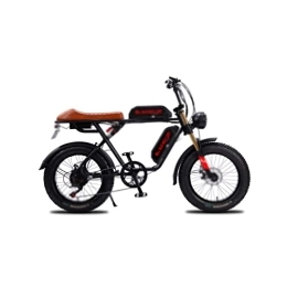 HESND Vélos électriques HESND ddzxc Vélo électrique gros pneu haute puissance vélo électrique mâle moto double batterie VTT