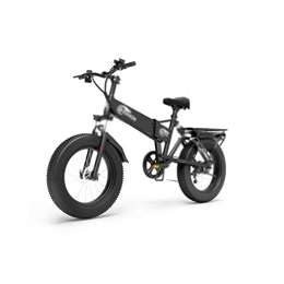 HESND Vélos électriques HESND ddzxc Vélo électrique électrique en pouces Fat Tire Off Road Ebike Puissant VTT électrique pour adultes Cyclisme